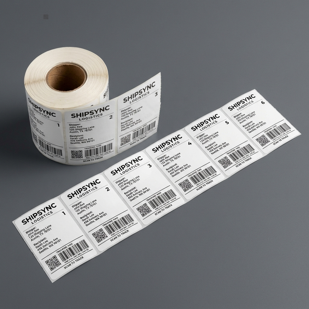 shipping labels stickers