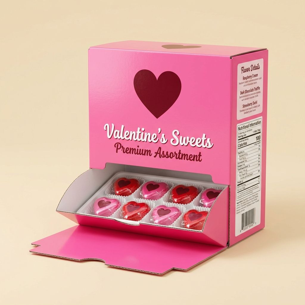custom Valentine candy boxes