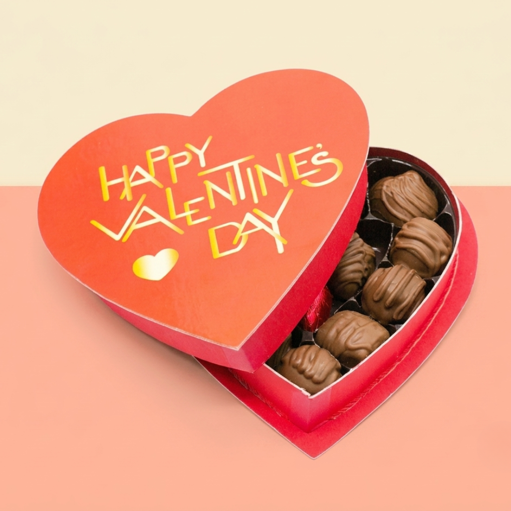 Valentines Chocolate Heart Boxes