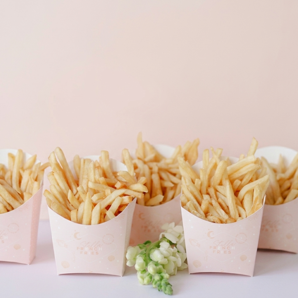 custom wedding fry boxes