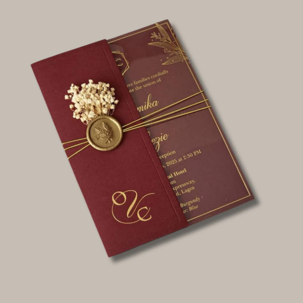 custom wedding cards