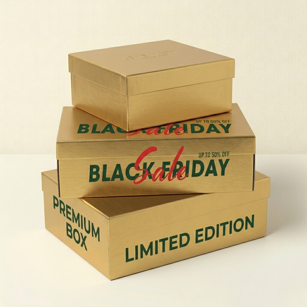 black Friday packaging boxes