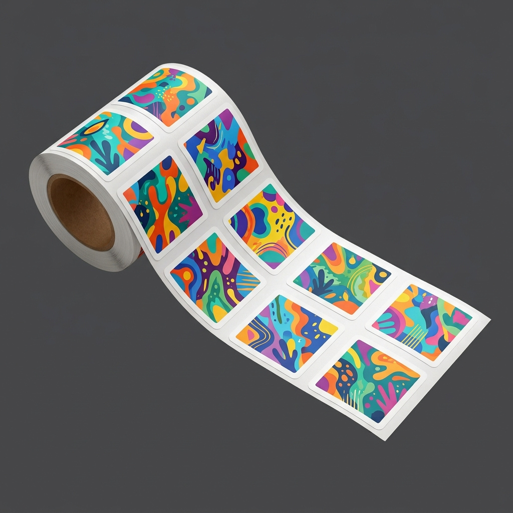 roll BOPP stickers