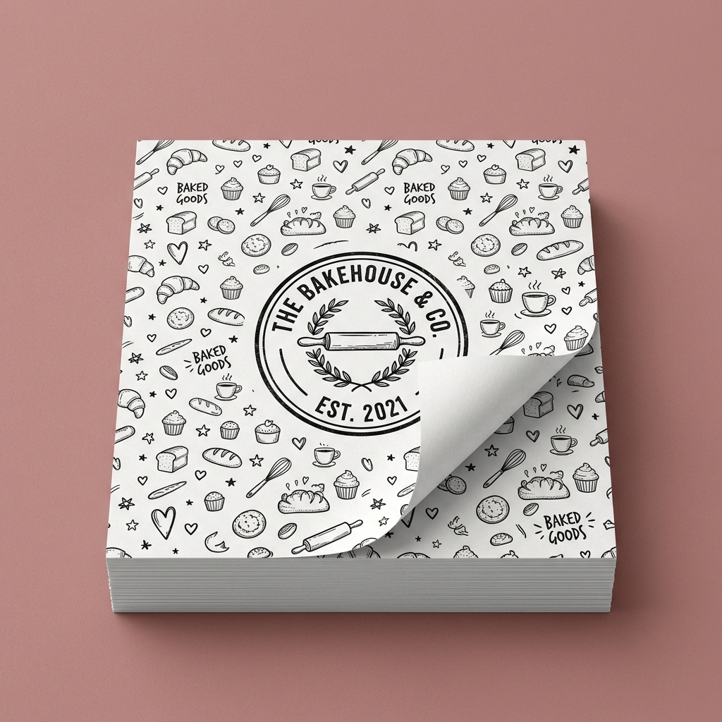 custom printed bakery paper