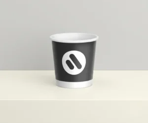Black Coffee Cup
