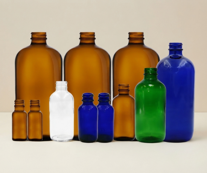 Boston Round bottles wholesale
