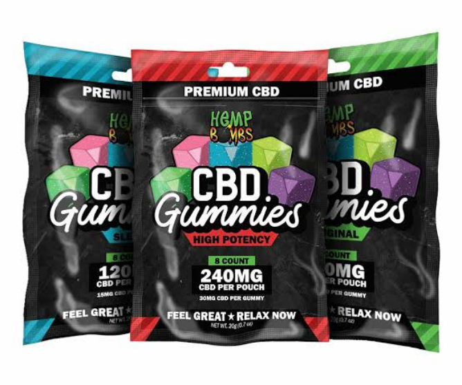 custom-printed CBD gummy boxes