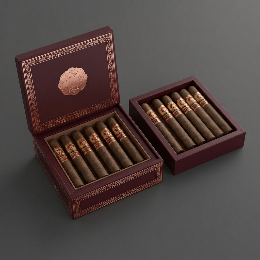 Empty Cardboard Cigar Boxes