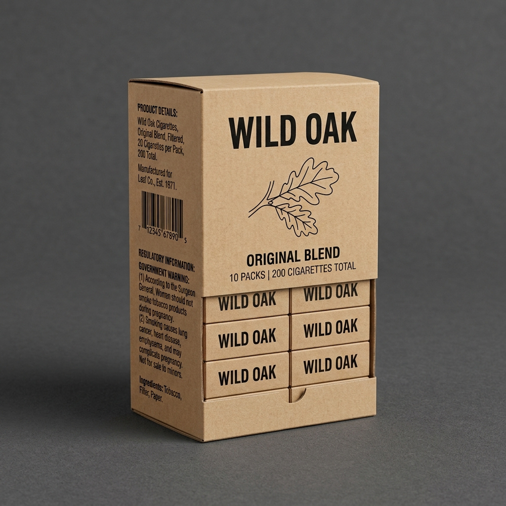 cardboard cigarette carton