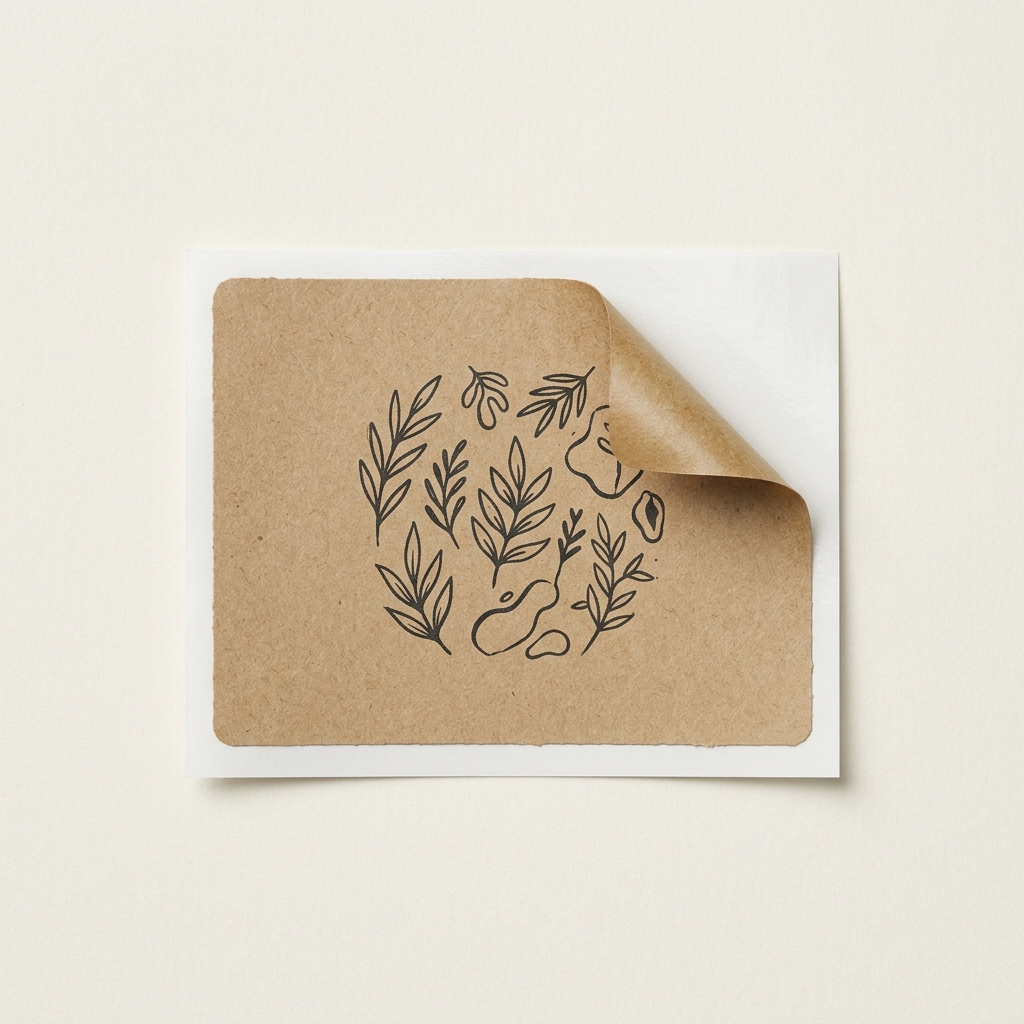 Eco-friendly kraft labels