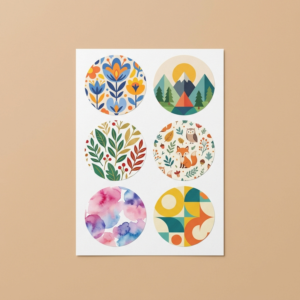 Custom sticker paper printing​