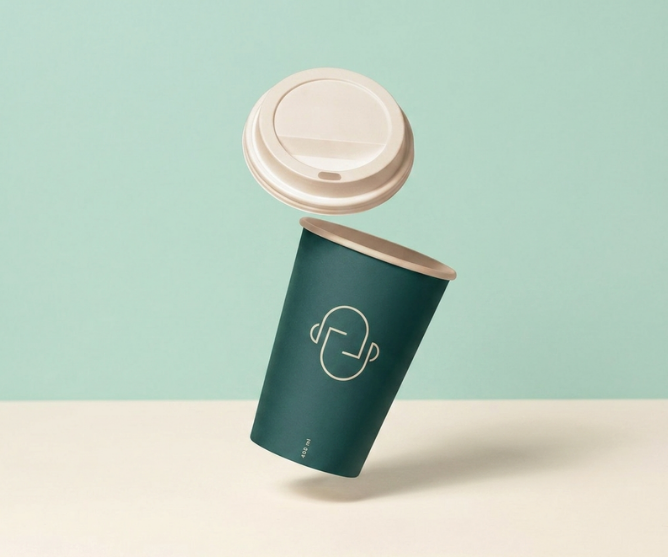 Custom Printed Coffee Cup