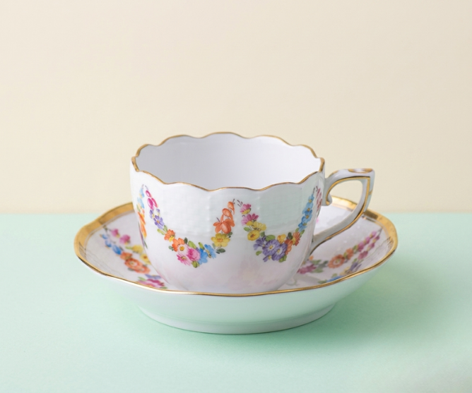 Porcelain demitasse cup