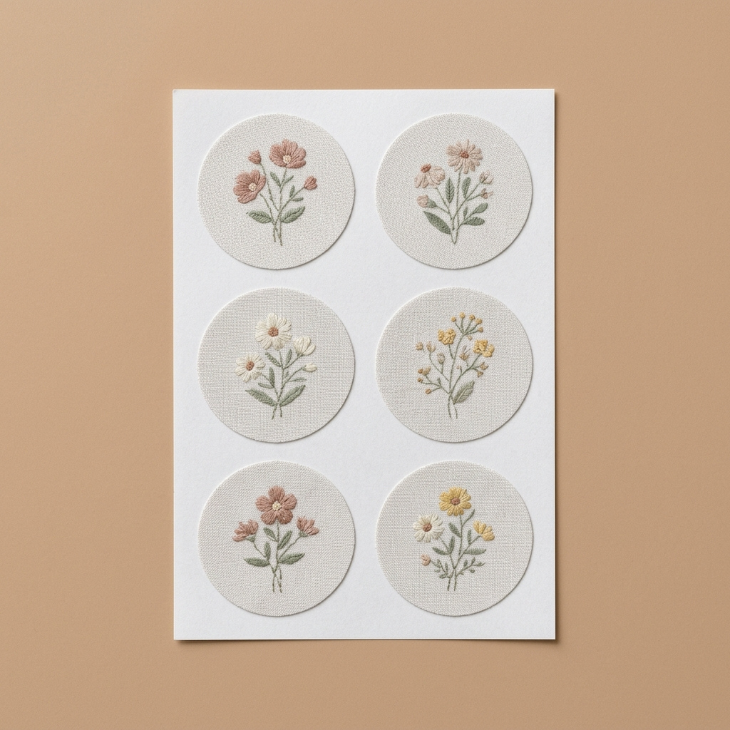 Printed Fabric Stickers