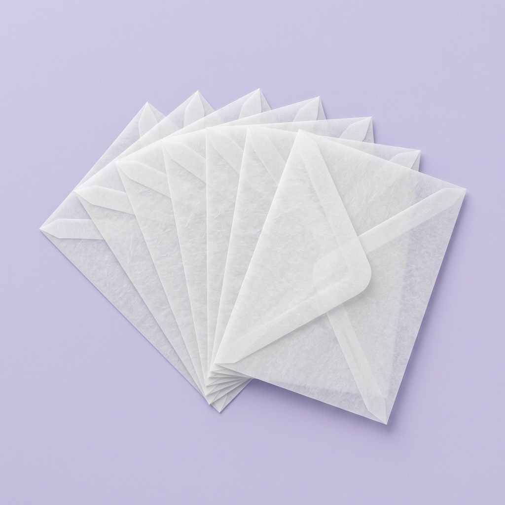 translucent glassine paper