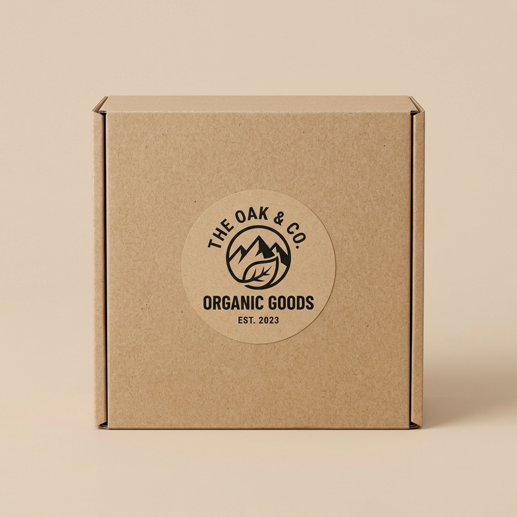 printed kraft paper stickers