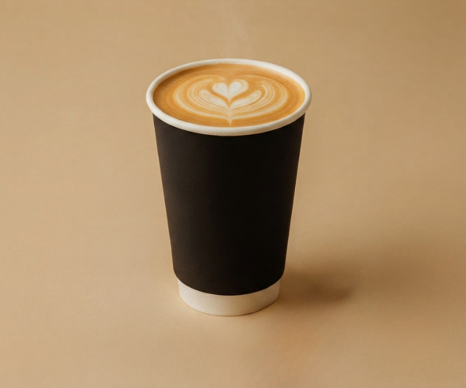 Ceramic latte cup