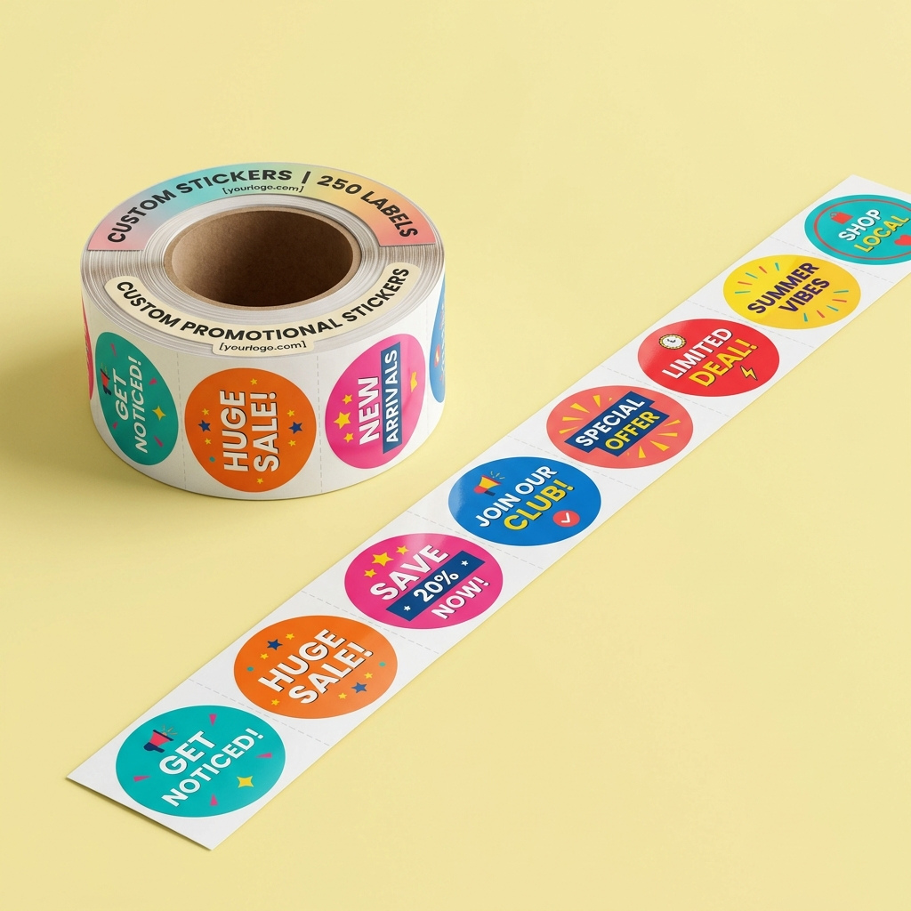 promotional label stickers
