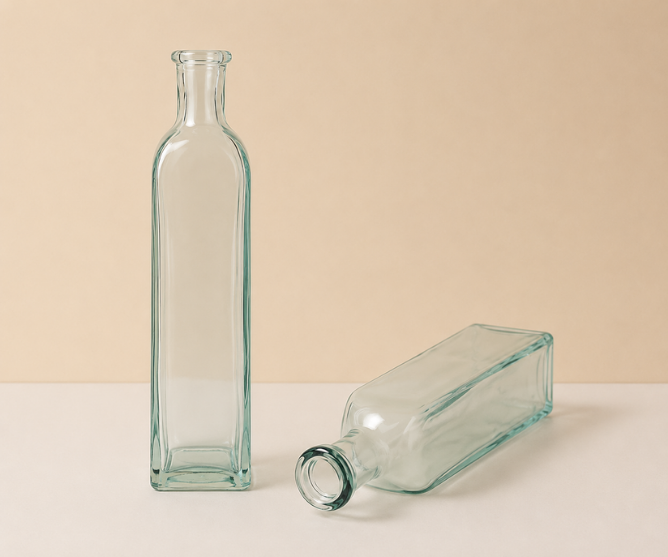 Custom rectangular bottle Custom design rectangular bottle