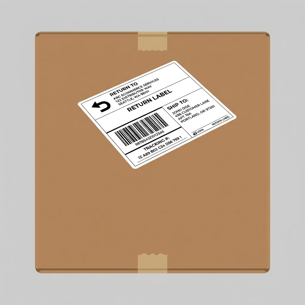 reverse logistics packaging labels