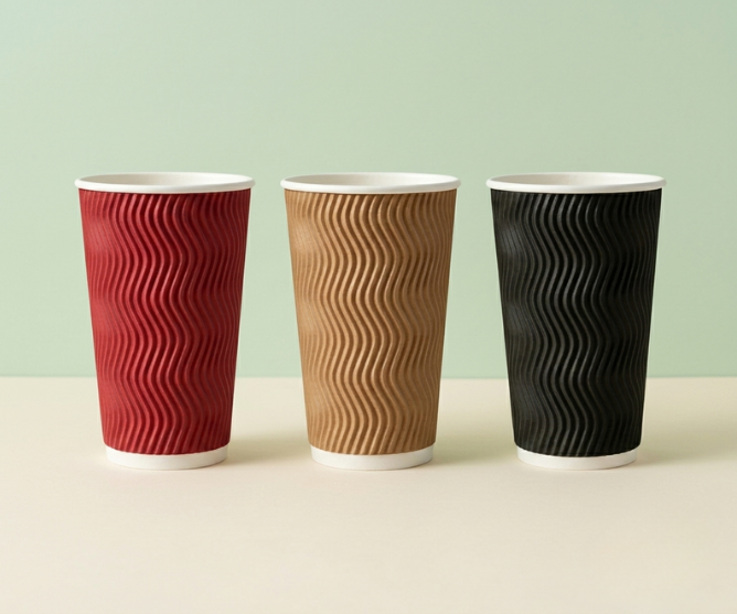 Disposable coffee cups for coffee shop