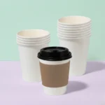 Custom single wall paper coffee cup