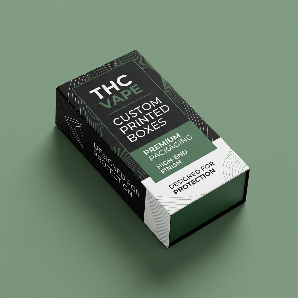 Empty THC vape boxes