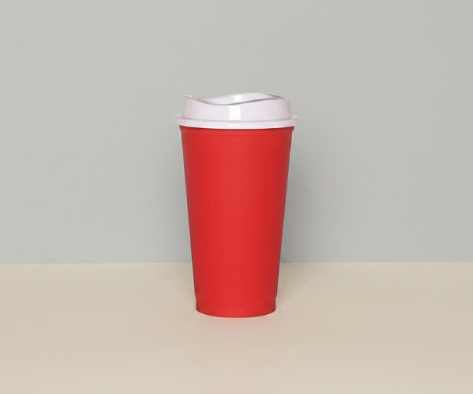 Custom travel coffee cup